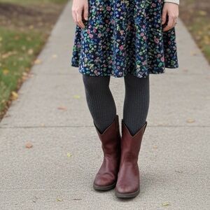 Establo Brown Leather Boots Sz 7